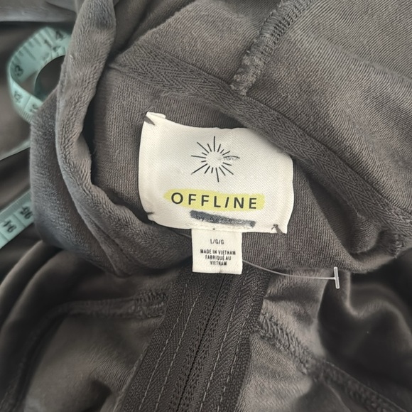 OFFLINE Aerie Velour Full Zip Hoodie - Picture 6 of 6